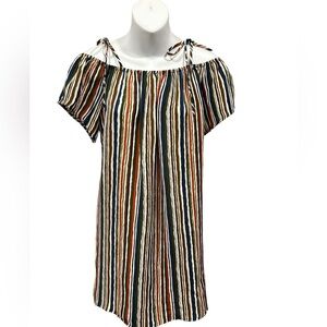 Striped Off-the-Shoulder Sundress